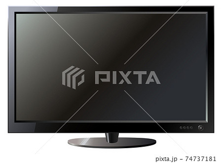 TV flat screen lcd, vector illustration 74737181