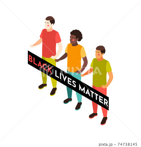 BLM Activists Placard Composition BLM Activists Placard Composition 74738145