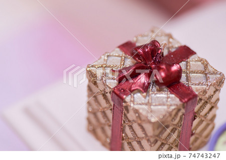 可愛いプレゼントボックスの写真素材