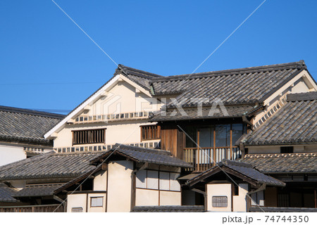 重要文化財大橋家住宅の建物 岡山県倉敷市 重要文化財大橋家住宅の建物 岡山県倉敷市 74744350