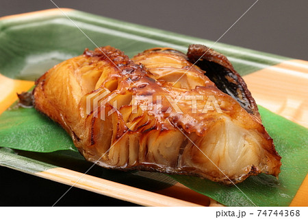 銀タラ照り焼きの写真素材