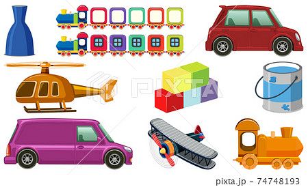 Set of children toys 74748193