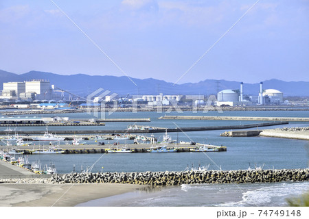 鵜ノ尾灯台より松川浦と港 74749148