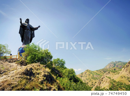 cristo rei jesus statue landmark dili east timor cristo rei jesus statue landmark dili east timor 74749450