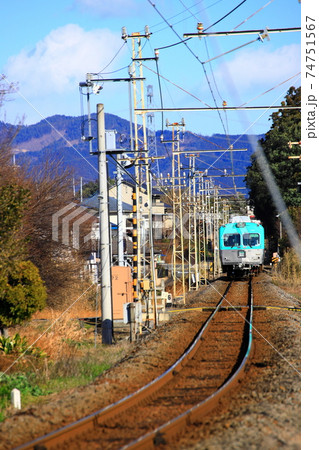 上毛電気鉄道沿線風景の写真素材 [74751567] - PIXTA