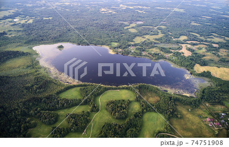 Big pond aerial view 74751908