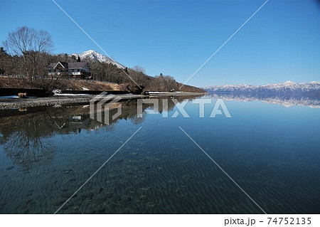 北海道の風景「支笏湖」（北海道千歳市支笏湖番外地） 74752135