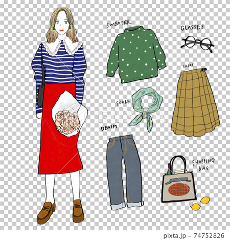 Coordination hand-drawn illustration 74752826
