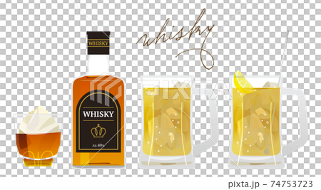 高球 酒 矢量 74753723