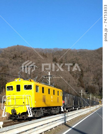 秩父鉄道　電気機関車黄色いデキ502号 74753833