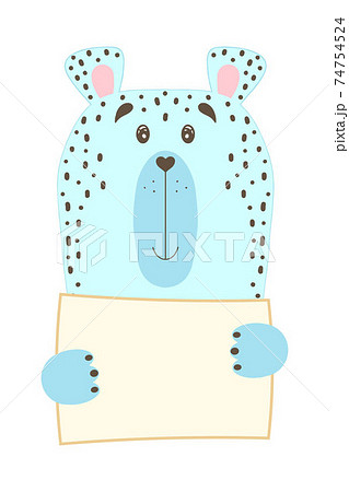 Cute cartoon animal holding tag sign with copy space. set greeting card banner invitation flyer brochure. cartoon hand drawn style. Little pets with blank marksign information plate Cute cartoon animal holding tag sign with copy space. set greeting card banner invitation flyer brochure. cartoon hand drawn style. Little pets with blank marksign information plate 74754524