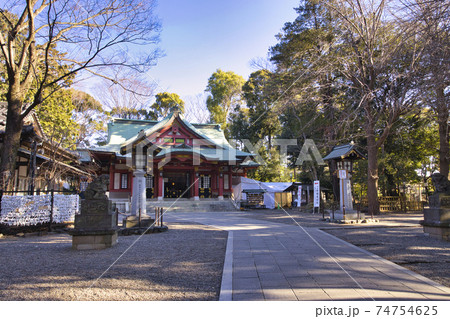 世田谷八幡宮　境内 74754625