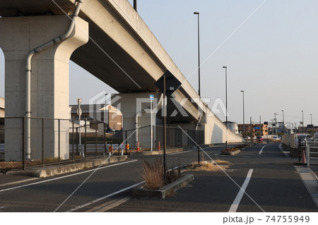 日本の岡山の町で地になったもの 74755949