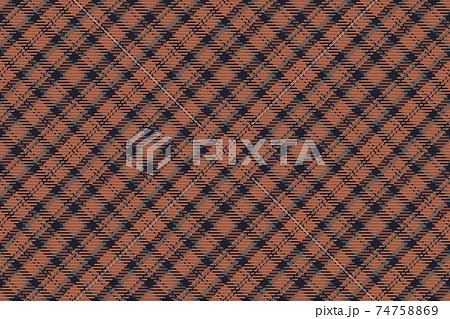 Seamless pattern of scottish tartan plaid. Repeatable background with check fabric texture. Vector backdrop striped textile print. 74758869