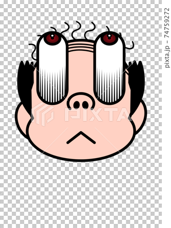 ハゲ ディフォルメ かわいい キモい 目玉 びっくり インパクト ギャグ マンガ おっさん おじさんのイラスト素材 ハゲ ディフォルメ かわいい キモい 目玉 びっくり インパクト ギャグ マンガ おっさん おじさんのイラスト素材