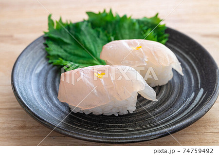 にぎり鮨 鯛 にぎり鮨 鯛 74759492