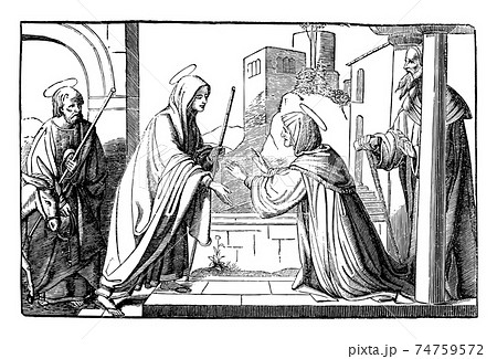 visitation of mary clipart