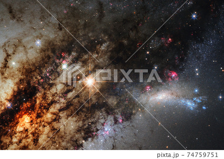 Outer space art. Starfield. Elements of this image furnished by NASA. Outer space art. Starfield. Elements of this image furnished by NASA. 74759751