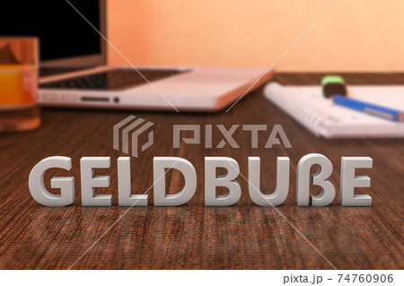 Geldbusse Geldbusse 74760906
