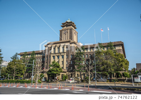 愛知県　名古屋都市風景　名古屋市役所 74762122