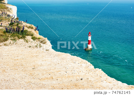 Beachy head lighthouse Eastbourne in East Sussex 74762145