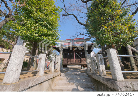 寺社仏閣 北野神社 東京都目黒区柿の木坂 寺社仏閣 北野神社 東京都目黒区柿の木坂 74762417