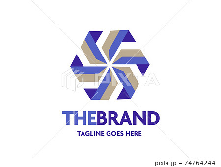 abstract windmill color vector logo design template, wave icon, abstract strips color circle spiral sign, twist symbol, vector illustration abstract windmill color vector logo design template, wave icon, abstract strips color circle spiral sign, twist symbol, vector illustration 74764244