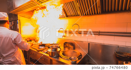 Hard frying cooking Hard frying cooking 74766480