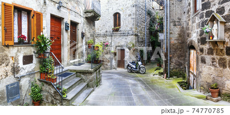 charming streets of old italian villages, Vitorchiano charming streets of old italian villages, Vitorchiano 74770785