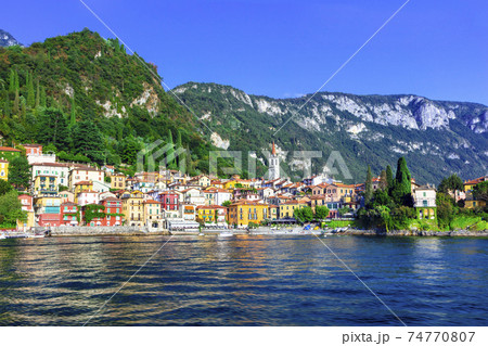 beautiful  Lago di Como - pictorial Vvarenna vilage 74770807