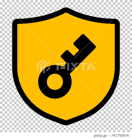 Security key emblem - Stock Illustration [74770954] - PIXTA