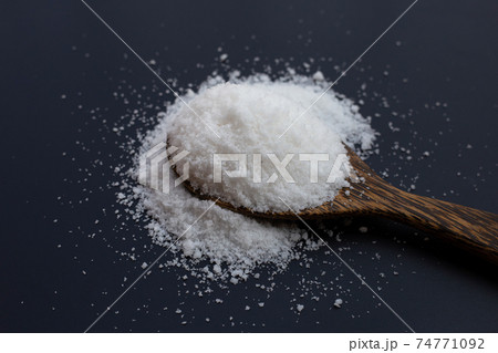 Salt on dark background. copy space Salt on dark background. copy space 74771092