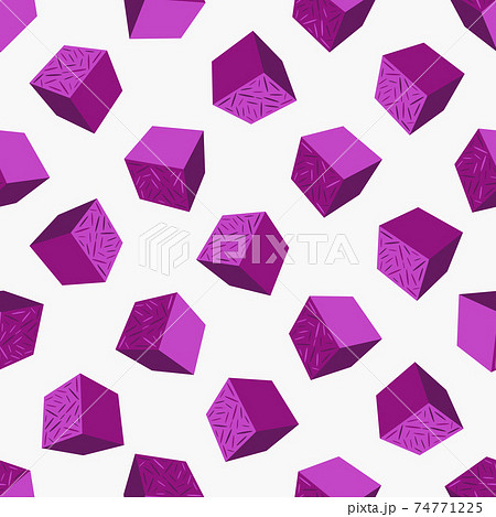 Seamless geometric pattern. Beautiful texture for textile, paper print, scrapbooking or wallpaper. Vector illustration. Cute colorful trendy background. Seamless geometric pattern. Beautiful texture for textile, paper print, scrapbooking or wallpaper. Vector illustration. Cute colorful trendy background. 74771225