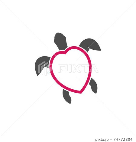 Turtle Logo Icon Vector Template Illustration のイラスト素材