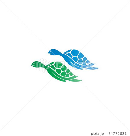 Turtle logo icon vector template illustration design concept Turtle logo icon vector template illustration design concept 74772821