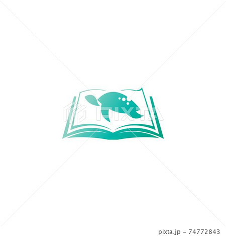 Turtle logo icon vector template illustration design concept 74772843
