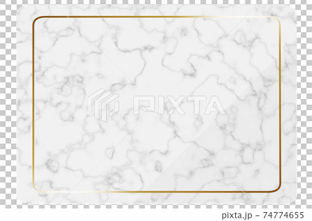 矩形框白色和金色大理石 74774655
