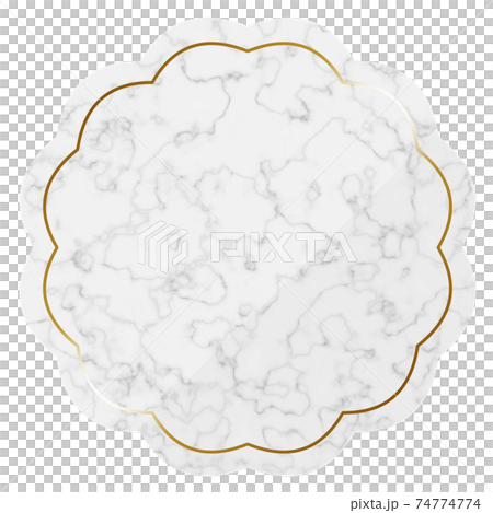 Mokumoku frame white & gold marble Mokumoku frame white & gold marble 74774774