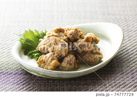 鶏の砂肝ピリ辛揚げ19 74777729