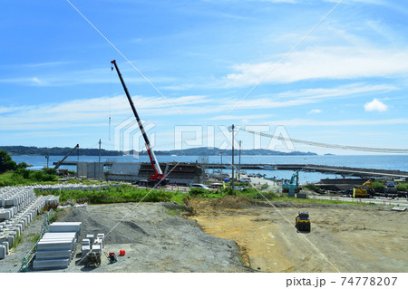 柳津駅から気仙沼駅までの気仙沼線BRT車窓からの風景 74778207