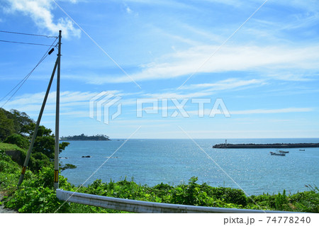 柳津駅から気仙沼駅までの気仙沼線BRT車窓からの風景 74778240