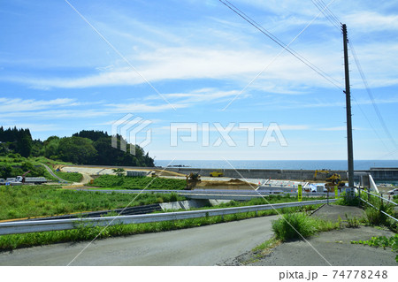 柳津駅から気仙沼駅までの気仙沼線BRT車窓からの風景 柳津駅から気仙沼駅までの気仙沼線BRT車窓からの風景 74778248