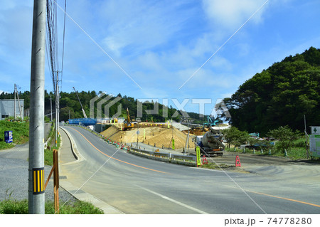 柳津駅から気仙沼駅までの気仙沼線BRT車窓からの風景 74778280