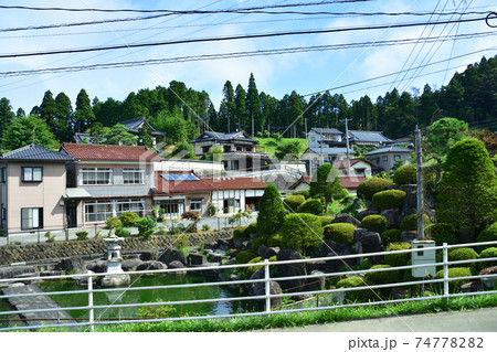 柳津駅から気仙沼駅までの気仙沼線BRT車窓からの風景 74778282