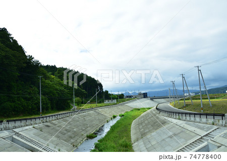 柳津駅から気仙沼駅までの気仙沼線BRT車窓からの風景 柳津駅から気仙沼駅までの気仙沼線BRT車窓からの風景 74778400