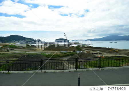 柳津駅から気仙沼駅までの気仙沼線BRT車窓からの風景 74778406