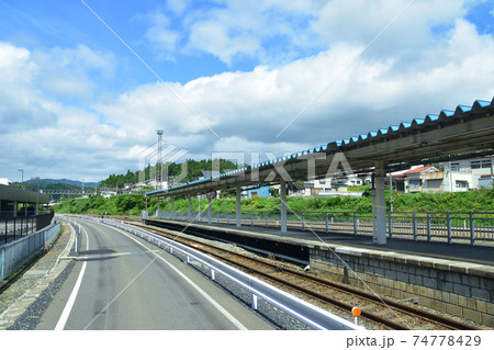柳津駅から気仙沼駅までの気仙沼線BRT車窓からの風景 柳津駅から気仙沼駅までの気仙沼線BRT車窓からの風景 74778429
