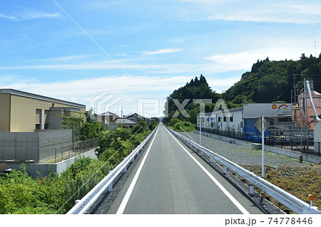 柳津駅から気仙沼駅までの気仙沼線BRT車窓からの風景 74778446