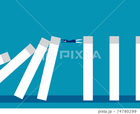 Dominoes falling bar graph Demonstrate Economic crisis 74780299
