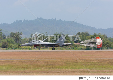マレーシア空軍スホーイSu-30MKM着陸 74780848